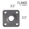 Stz STZ Industries Pipe Decor Iron Flange 1/2 in. 366 FMS-JR-12-8 - alternate 5